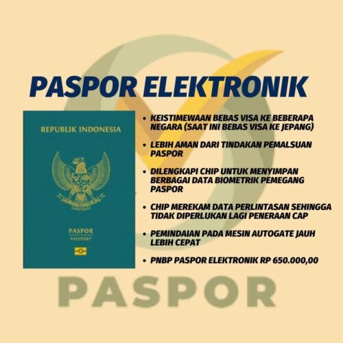 Tersedia Permohonan E-Paspor